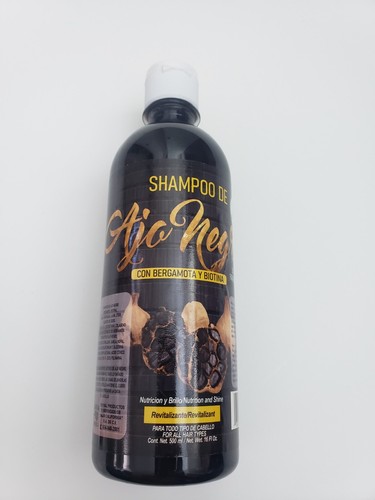 Shampoo ajo negro con - shampoo,