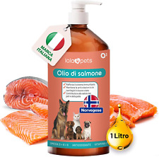 Olio di salmone per cani e
