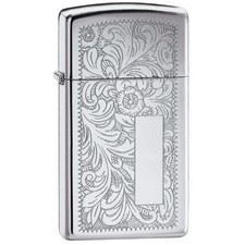 ZIPPO 1652 SLIM  VENETIAN VENEZIANO CROMO 