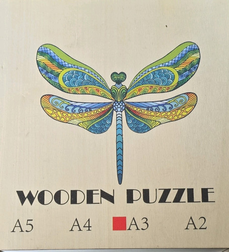 Puzzle libellula legno - puzzle, in
