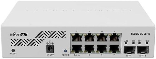 Mikrotik css610 8 x - mikrotik, css610-8g-2s+in