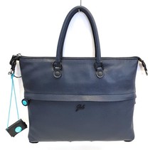 Shopping piatta in pelle