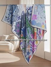 Sciarpa Sallys Boutique 70% cashmere 30% seta avvolgente stampa naturale stola scialle 53"