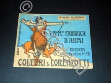 Catalogo illustrato Colturi & Lorenzotti - Armi - Fucili caccia e Revolvers 1913