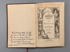ANTICO LIBRO DEL 1894 HEINRICH