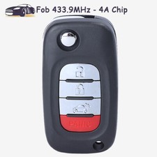 Flip Remote Car Key Fob 3+1 4