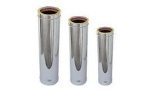TUBO DOPPIA PARETE COIBENTATO INOX 316 AISI INT 304 AISI EST 5 DC CANNA FUMARIA