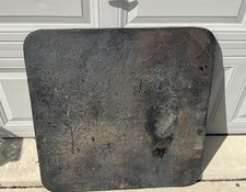 Antica stufa a legna fine 1800 piano della American Stove Board Company