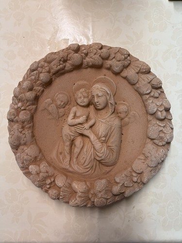 Antico piatto terracotta - piatto, in