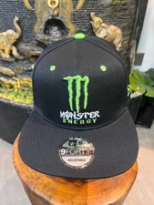 Monster Energy Berretto da Baseball Uomo con Ricamo Taglia Regolabile Nero