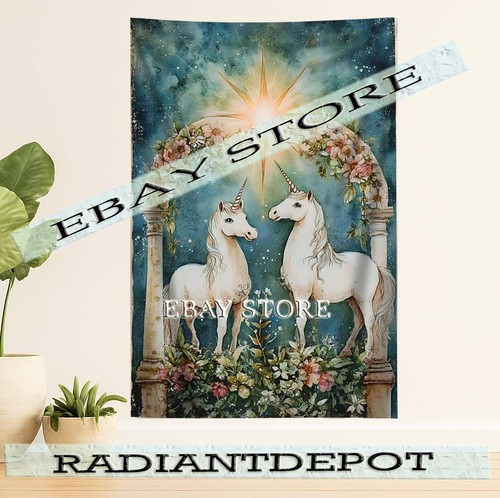 Coppia unicorno arazzo arco - coppia,