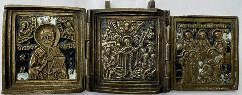 Antica icona russa originale