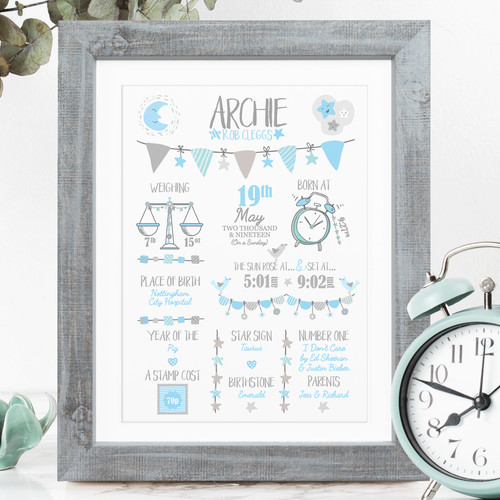 Regalo neonato personalizzato