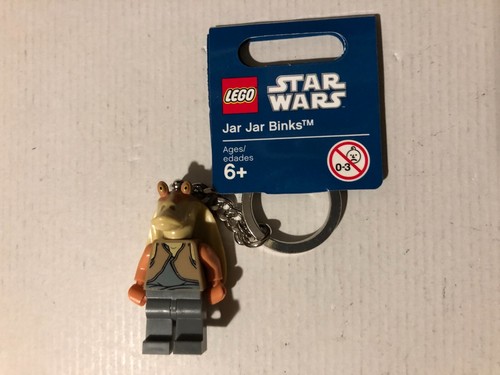 Jar binks key chain - jar, lego