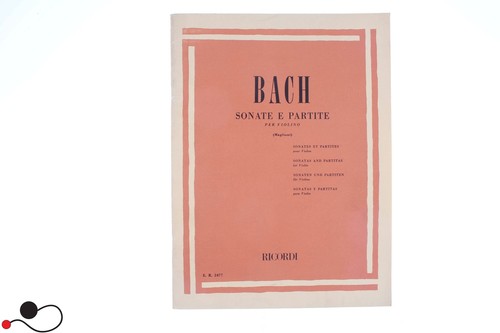 Spartito ricordi bach sonate - bach,