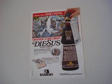 advertising Pubblicità 1983 AMARO DIESUS