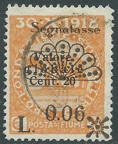1921 fiume segnatasse usato - 1921,