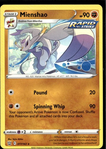 Pokemon mienshao 077 - pokemon, 077/163