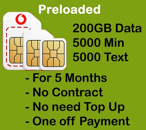 Scheda sim vodafone - sim,