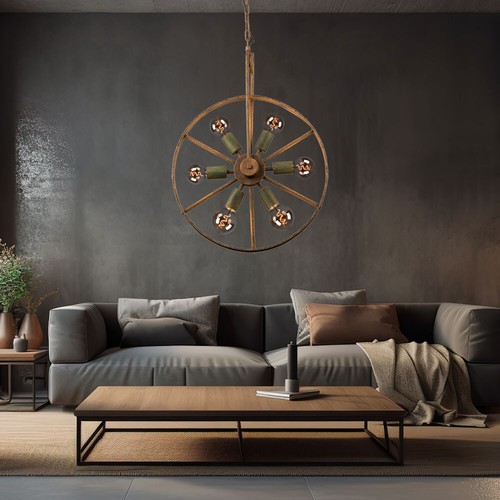 Luce sospensione lampada 6 - sospensione,