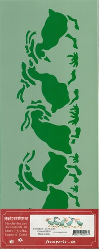 Stencil oche 15x38 stamperia - oche,