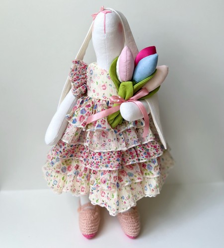 Peluche coniglietto tilda - coniglietto,