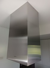 Cappa telescopica a soffitto Elica mod. KUADRA  ISLAND cm 60 in acciaio inox