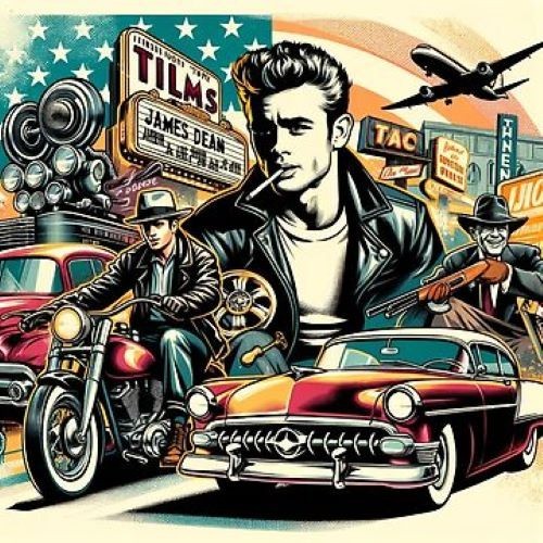 Poster james dean - poster, 11x11