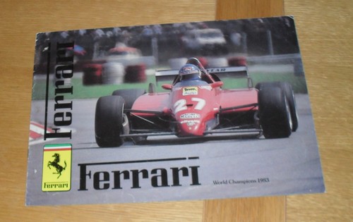 Brochure ferrari 1983 1984 - brochure, 1983-1984