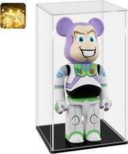 LANSCOERY Vetrina Acrilica, Assemblare Vetrina Scatola per Nero 