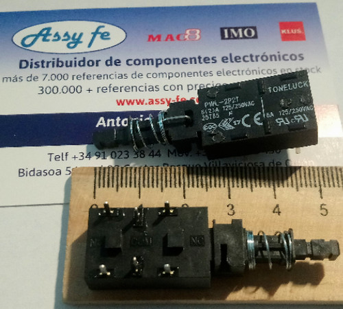 Pwl 2p2t 6pins - switch, button