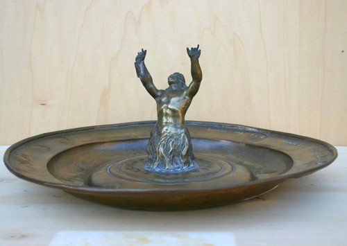 Elemosiniere bronzo del - elemosiniere,