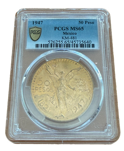 Messico 1947 oro - pesos, pcgs