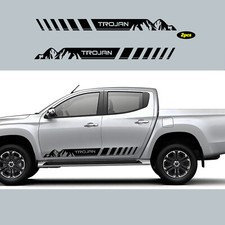Per Mitsubishi L200 Trojan strisce laterali set grafica adesivi decalcomanie TRITON 4x4