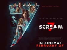 SCREAM 7 2026 UK quad poster