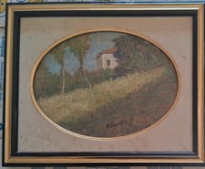 Dipinto olio Quadro Pastello Gheduzzi Gioli Caffi Giordano Roda Ciardi 