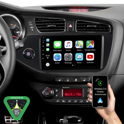 Autoradio 64g android 15 - autoradio, 9''