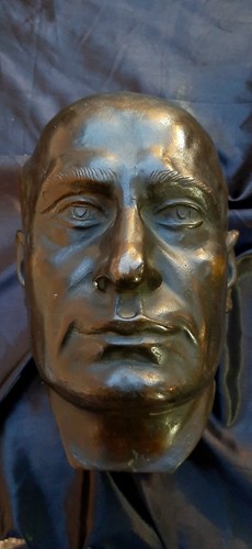 Scultura bronzo mussolini - -,