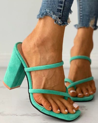 Sandali sabot ciabatte tacco - ciabatte,