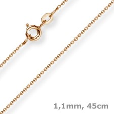 1,1mm Catena Ancora 750 Oro