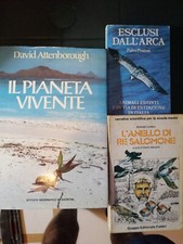 3 Libri: IL PIANETA VIVENTE - ESCLUSI DALL'ARCA - L'ANELLO DI RE SALOMONE
