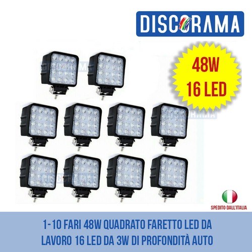 Fari 48w quadrato faretto - quadrato,