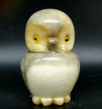 GUFO GUFETTO IN ALABASTRO ITALIANO DA COLLEZIONE - 