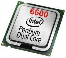 PROCESSORE SOCKET LGA 775 INTEL DUAL CORE E6600 & SLGUG