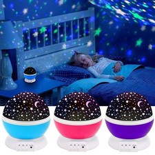 LAMPADA SOFFITTO Proiettore Stelle usb CIELO STELLATO LED Bambini STAR MASTER