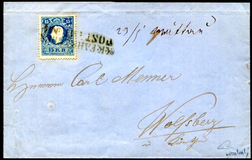 Austria 1858 15ii - 1858,