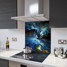 Vetro Splashbacks Perfetto Tempesta Vetro e Accessori - Made By Premier Range