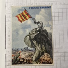 Cartolina Collezione I Brigata Coloniale A.O.I. Elefante Africa Eritrea Libia So