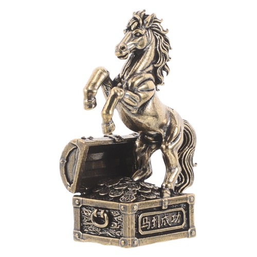Statua cavallo ottone - di,