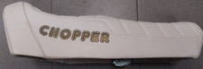 Sella bianca scritta CHOPPER